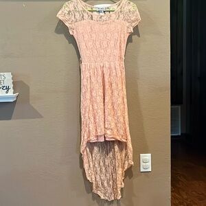 Pink Urban Rose dress.